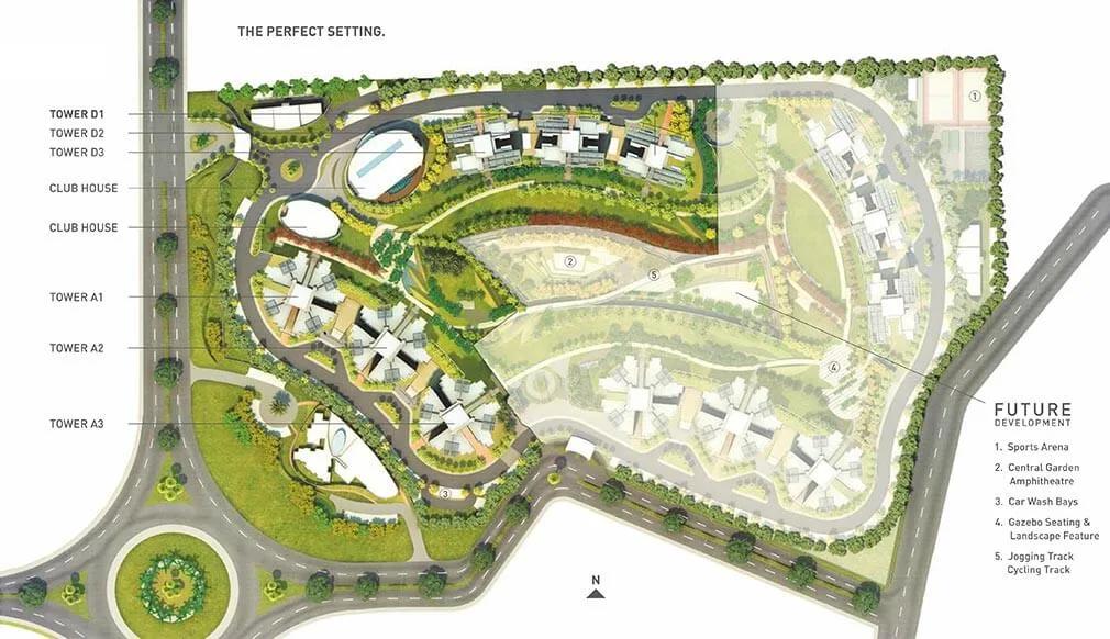 Layout plan of Kasturi Eon Homes