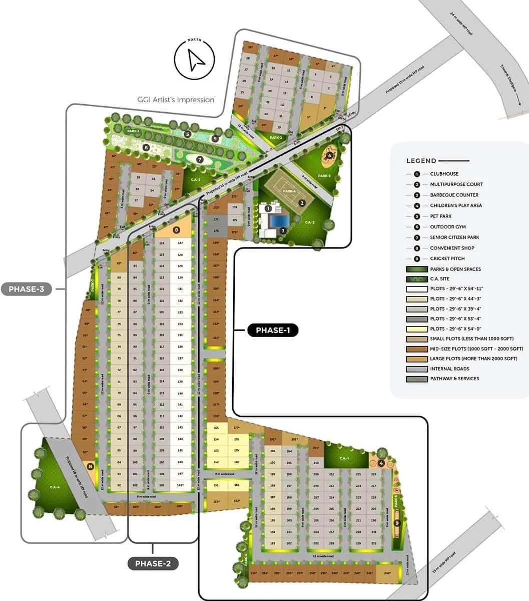 Layout plan of Assetz Atmos and Aura