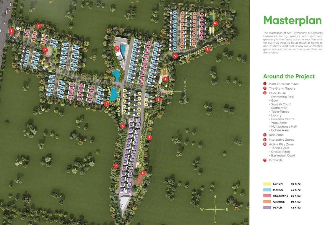 Layout plan of NVT Symphony of Orchards