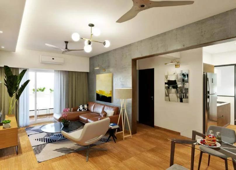 Brigade Orchards Goldspire 1.5 BHK floor plan