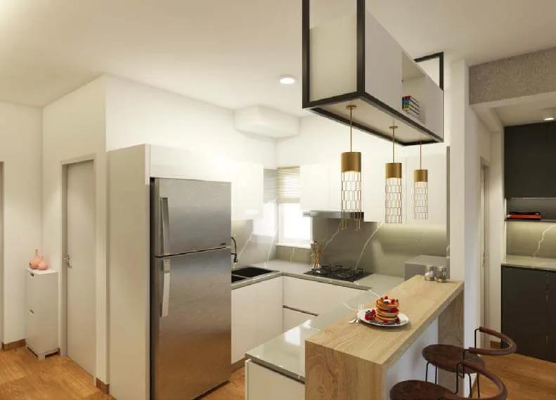 Brigade Orchards Goldspire 2 BHK floor plan