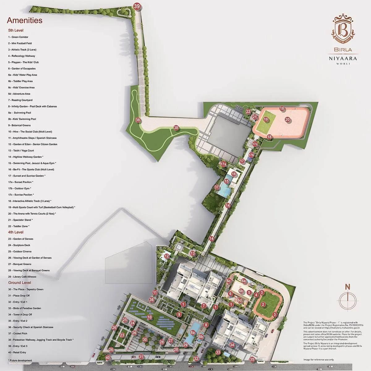 Layout plan of Birla Niyaara