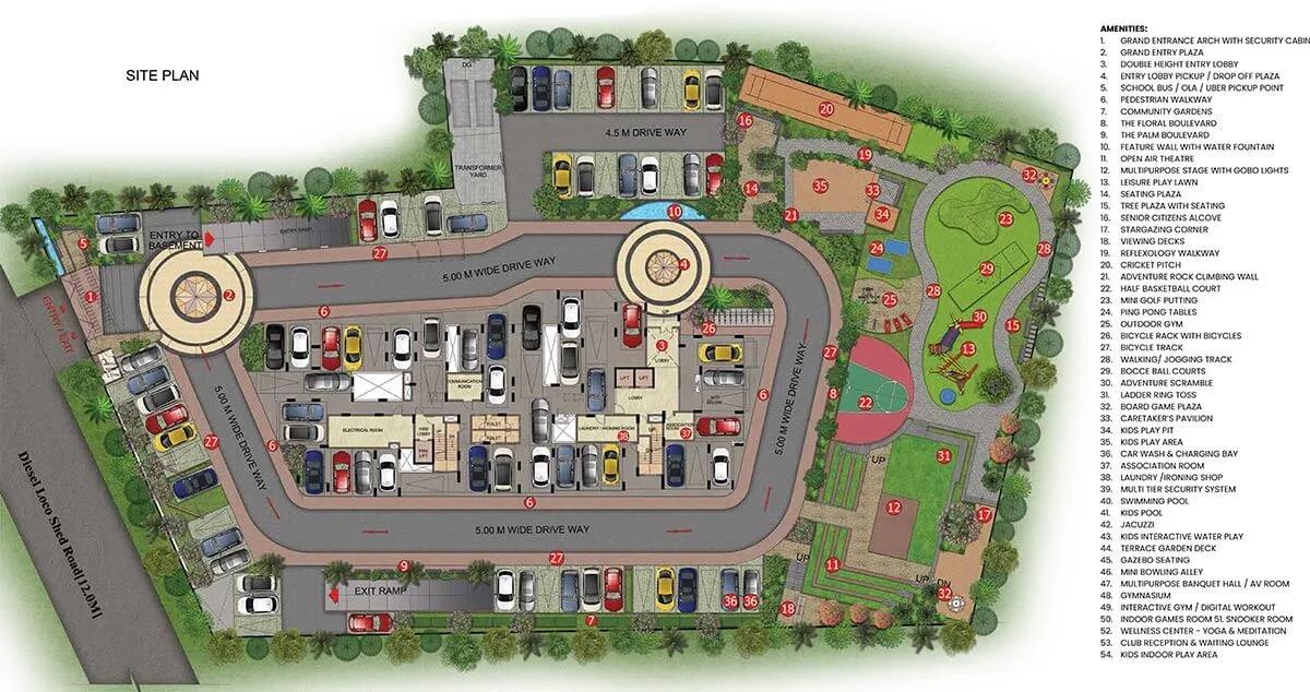 Layout plan of Casagrand Galileo