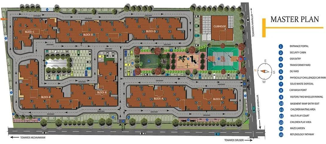 Layout plan of Adroit Prosper