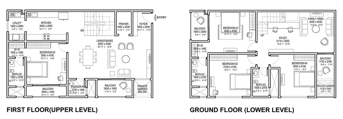 Sobha Insignia 4 BHK floor plan