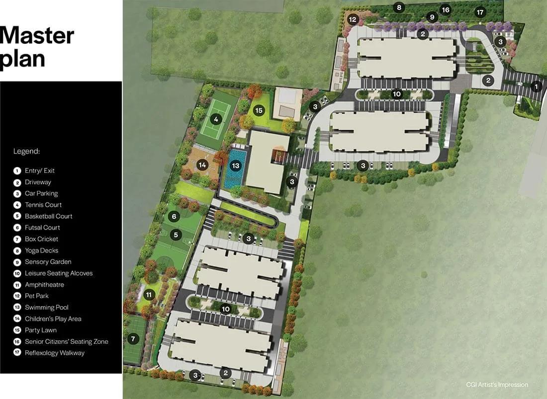 Layout plan of Assetz Bloom & Dell