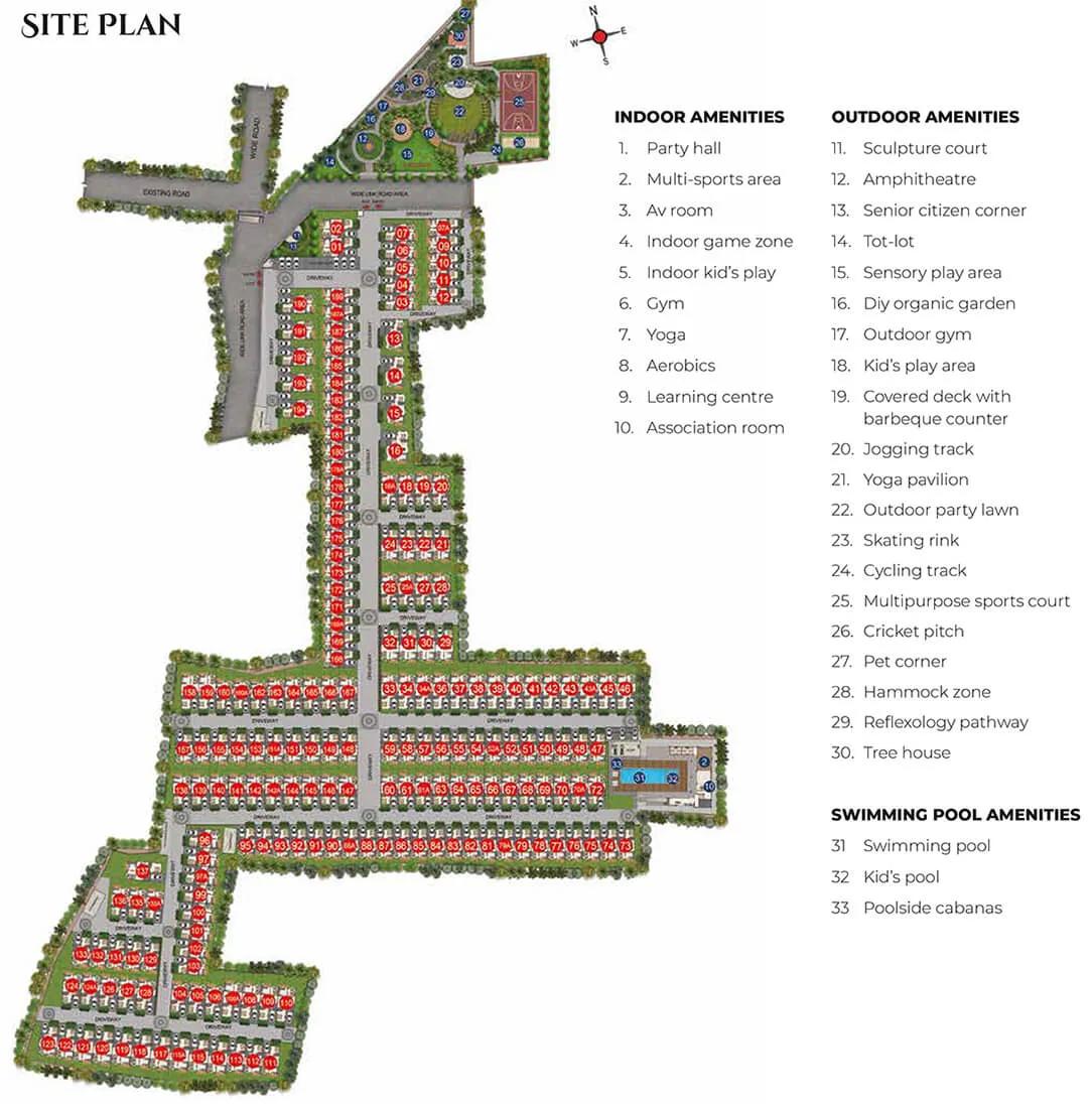 Layout plan of CasaGrand Mabelle
