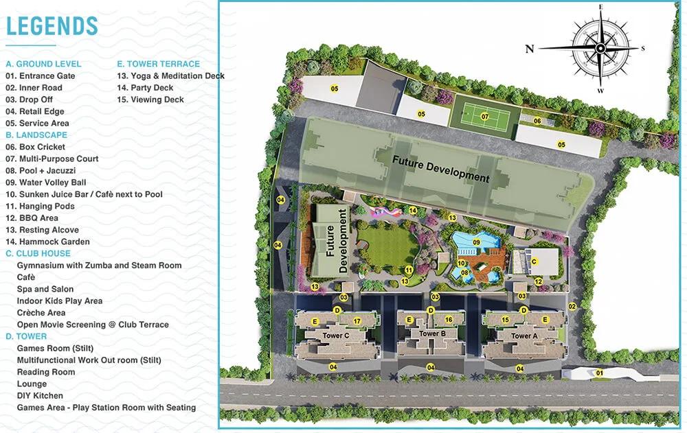 Layout plan of Godrej Serene