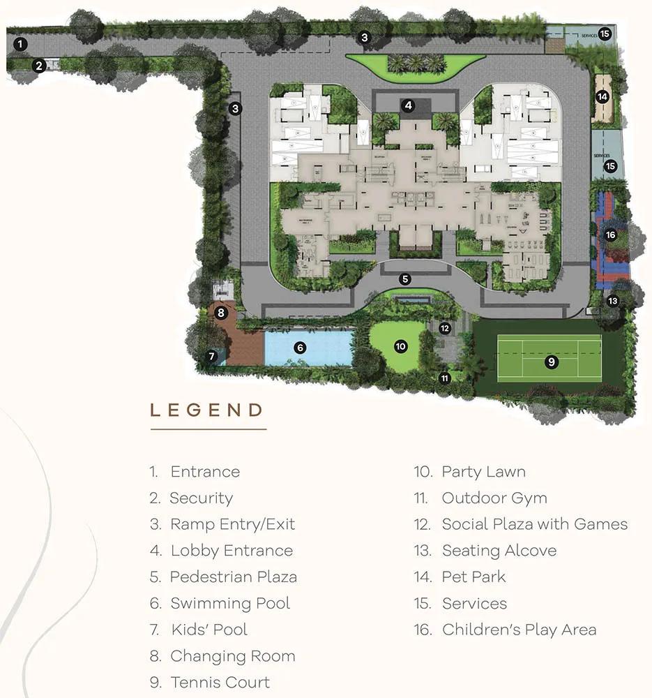 Layout plan of Assetz 66 & Shibui