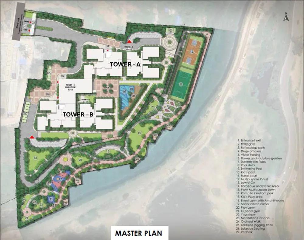 Layout plan of Prestige Marathahalli-Whitefield