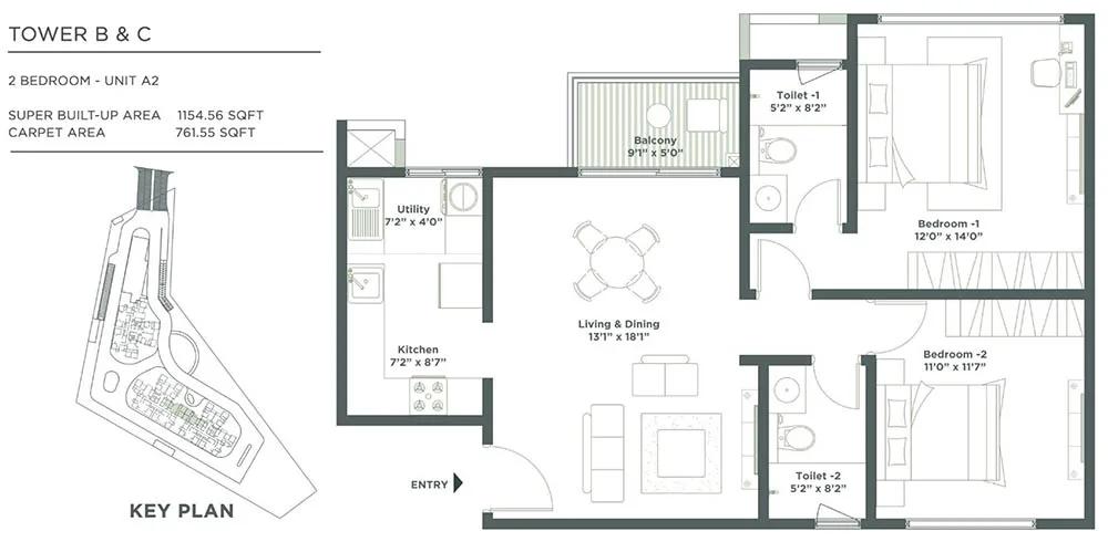 Embassy East Avenue floor plan 2