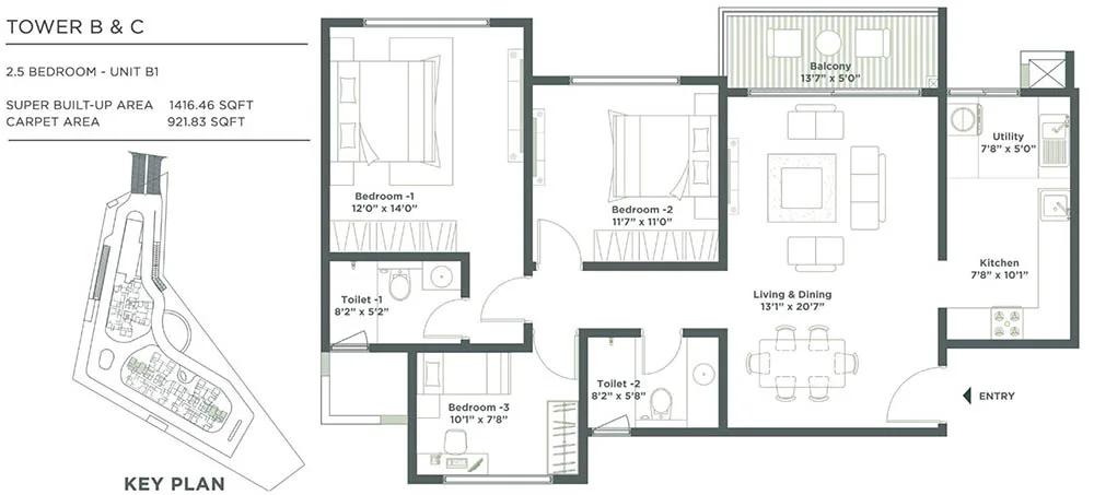 Embassy East Avenue floor plan 5