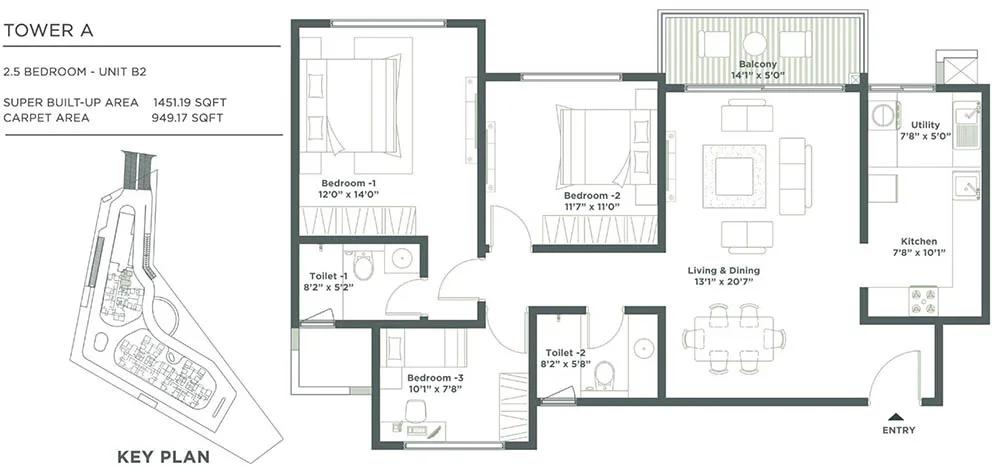 Embassy East Avenue floor plan 6