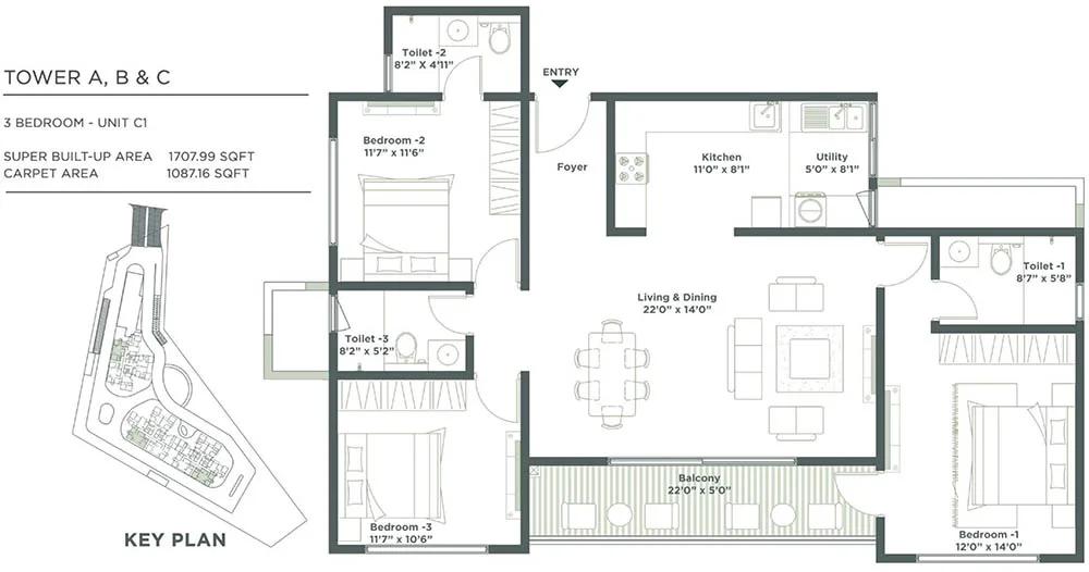 Embassy East Avenue floor plan 7