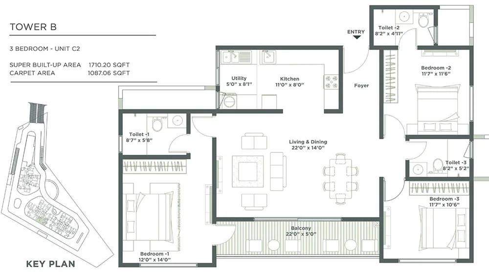 Embassy East Avenue floor plan 8