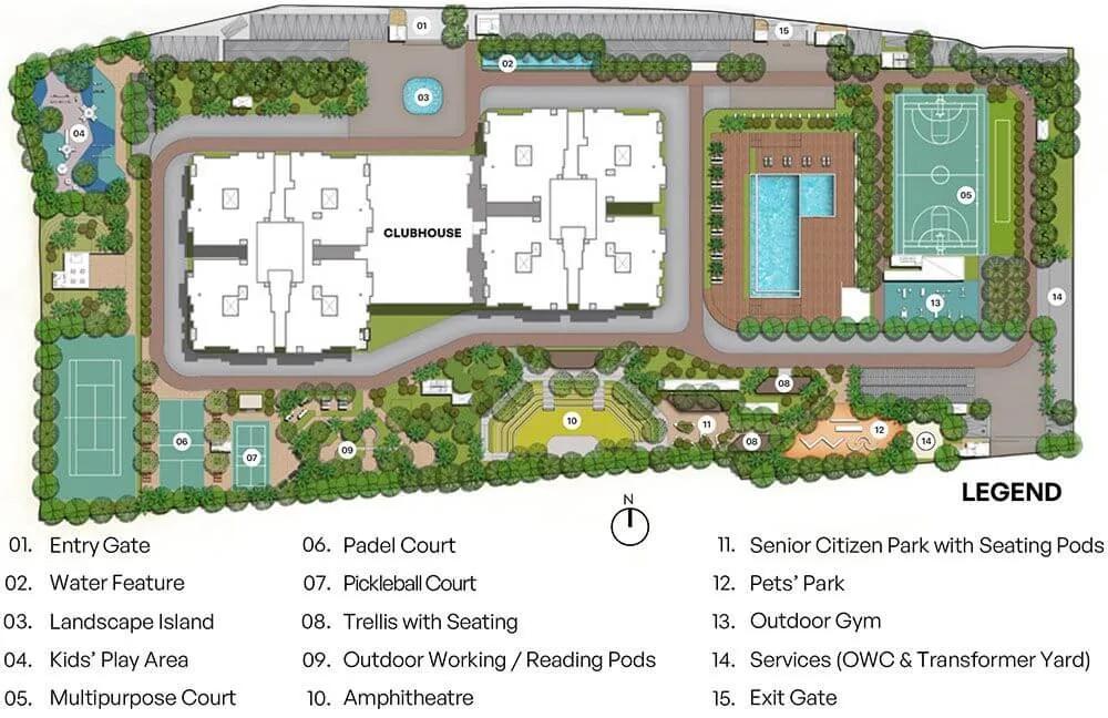 Layout plan of Assetz Meru & Meadow