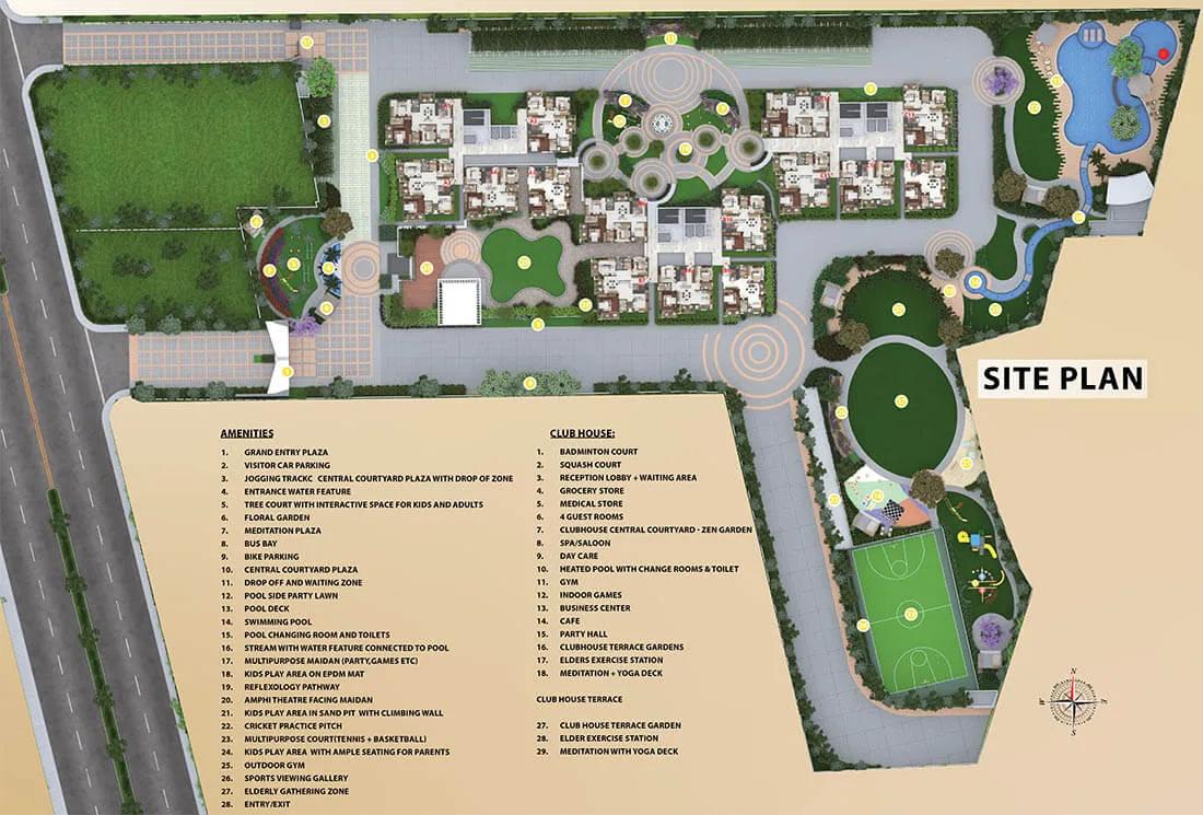 Layout plan of Abhee Celestial City