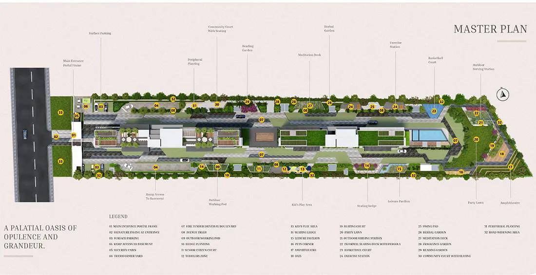 Layout plan of Mana Jardin Neo