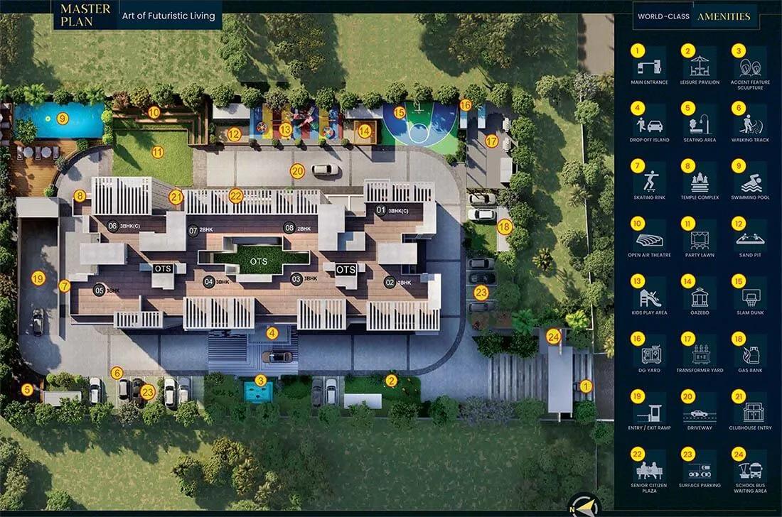 Layout plan of Pride Altius