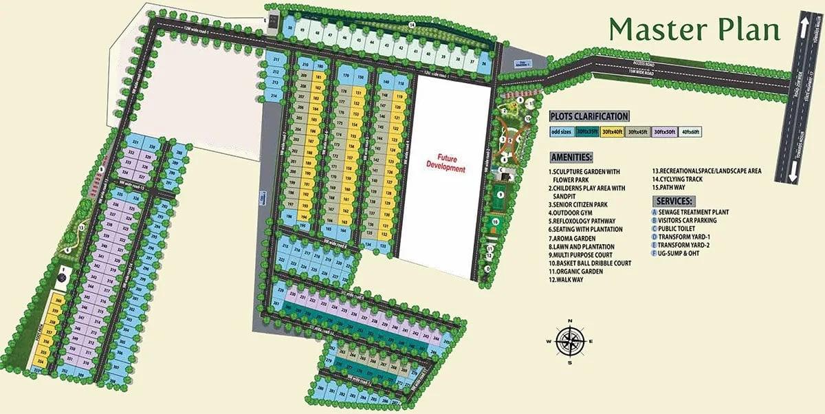 Layout plan of Shriram Chirping Ridge Plots