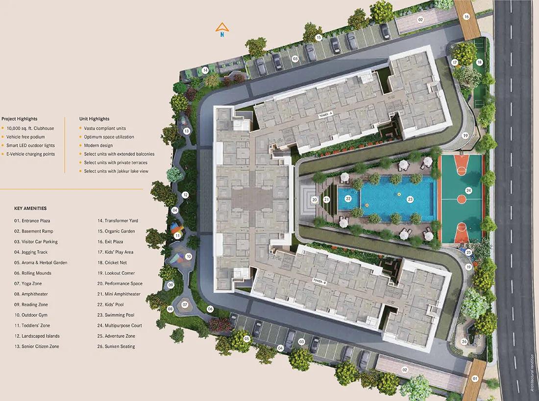 Layout plan of Century Codename New You