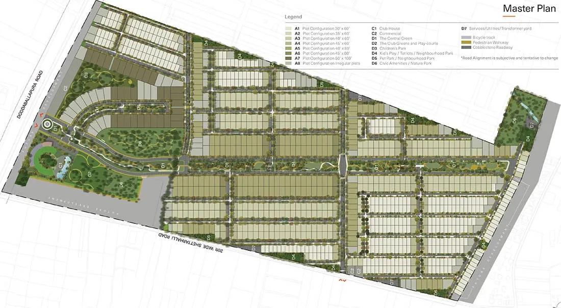 Layout plan of Total Environment Tangled up