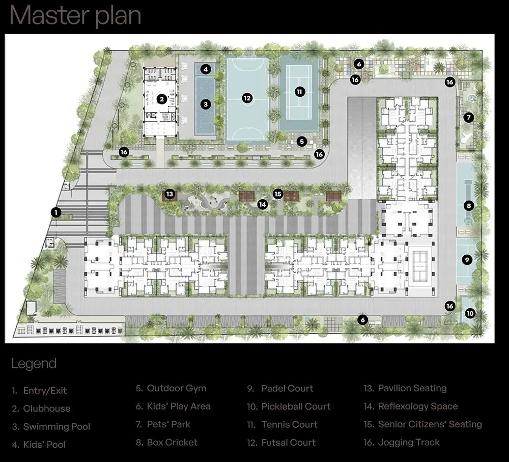 Layout plan of Assetz Codename Summit