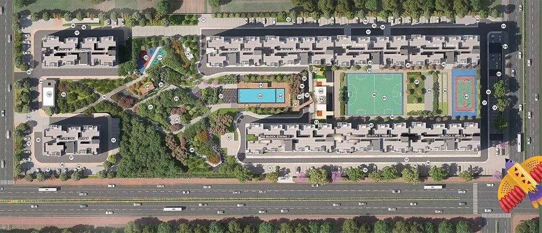 Layout plan of Provident Ecopolitan
