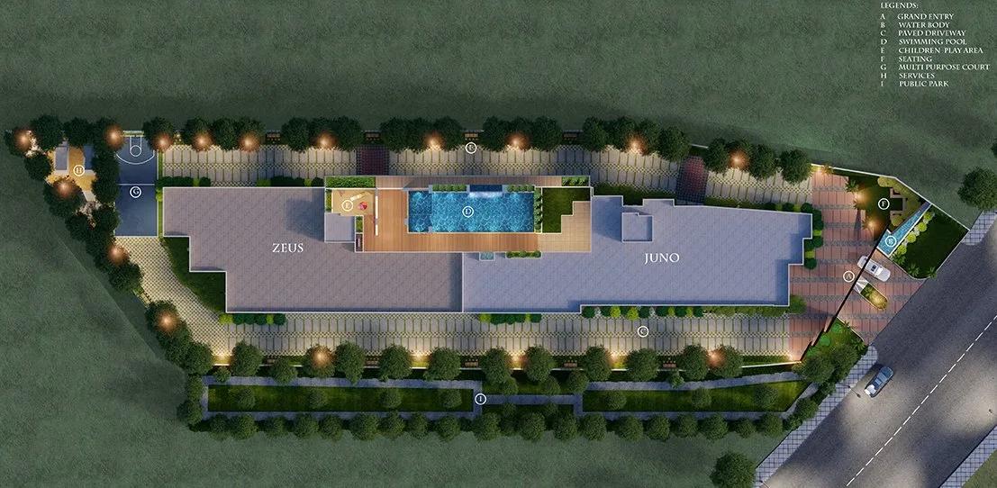 Layout plan of SNN Raj Spiritua