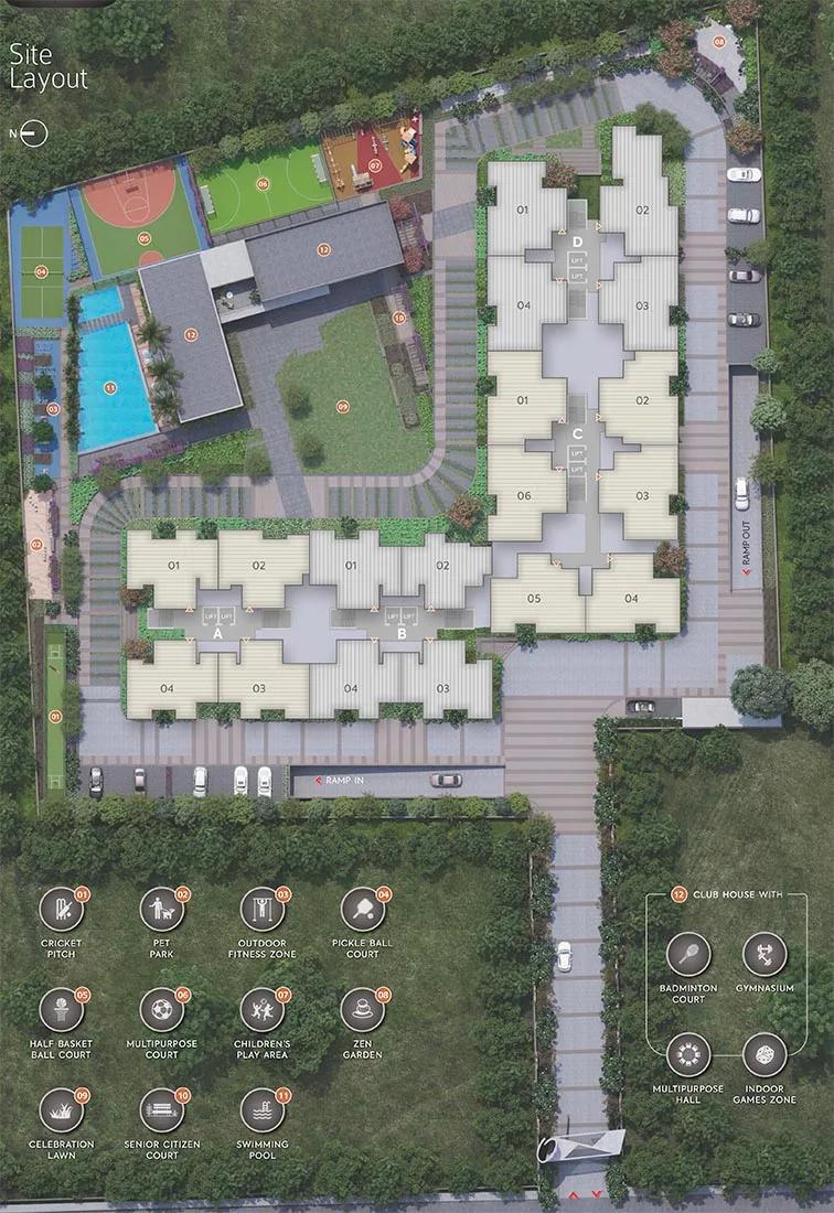 Layout plan of Orchid Platinum
