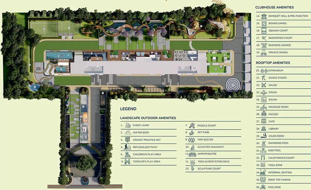 Layout plan of Godrej Tiara