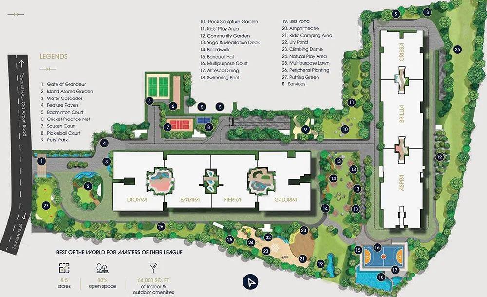 Layout plan of Century Regalia