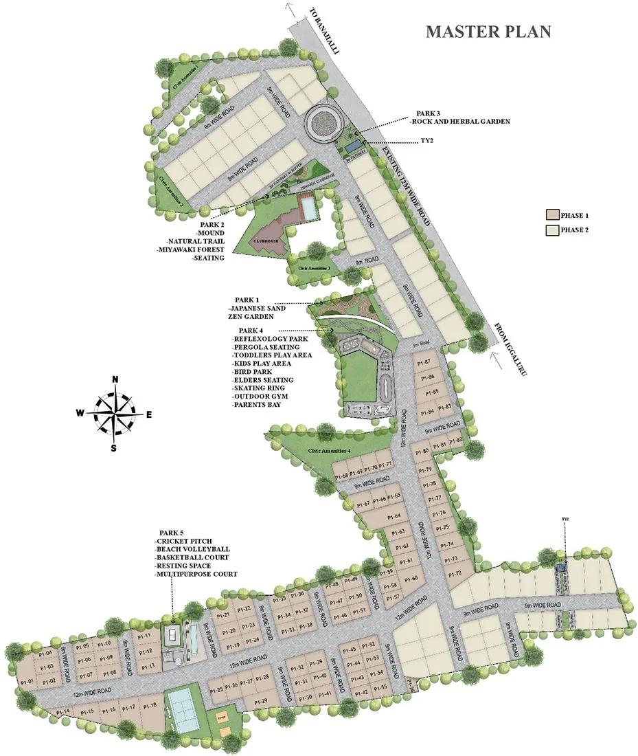 Layout plan of Subha Villamor