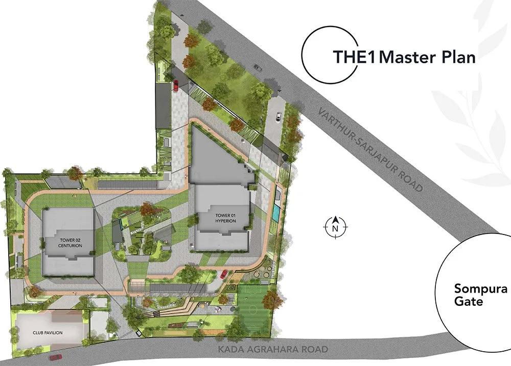 Layout plan of Suyug The 1 Residences