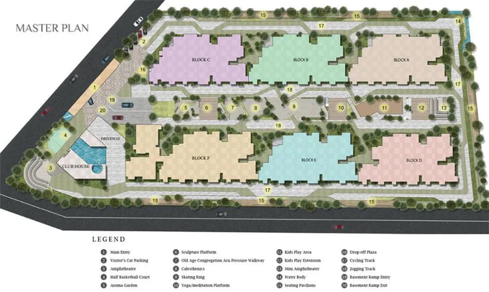 Layout plan of Vanshika Natures Harmony