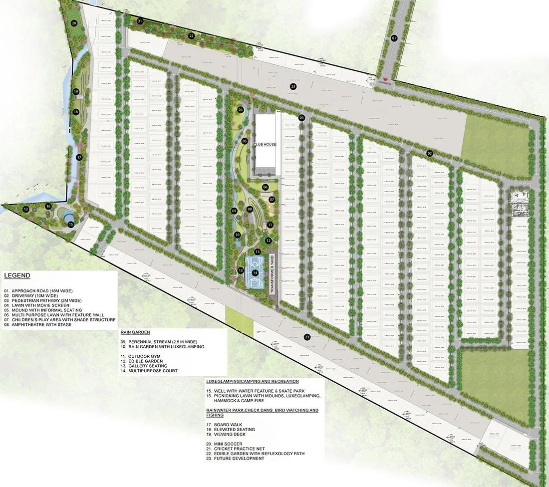Layout plan of Urbanrise Paradise On Earth