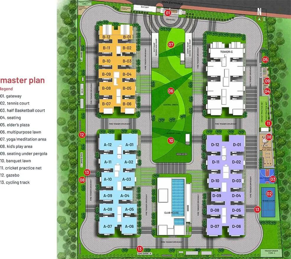 Layout plan of INDIS VIVA City