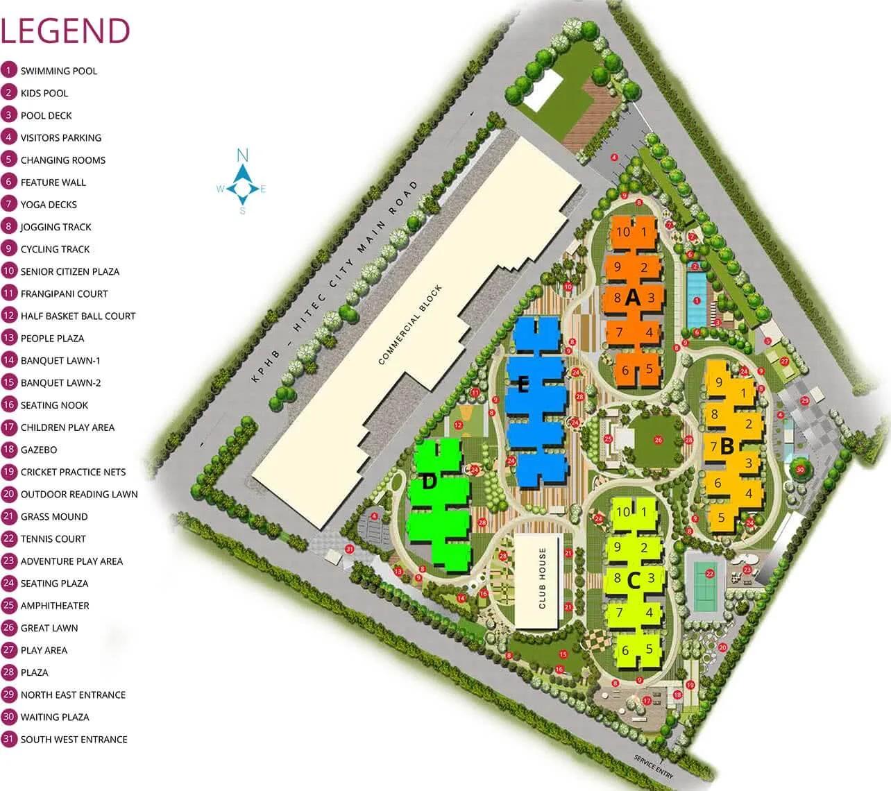 Layout plan of Incor One City