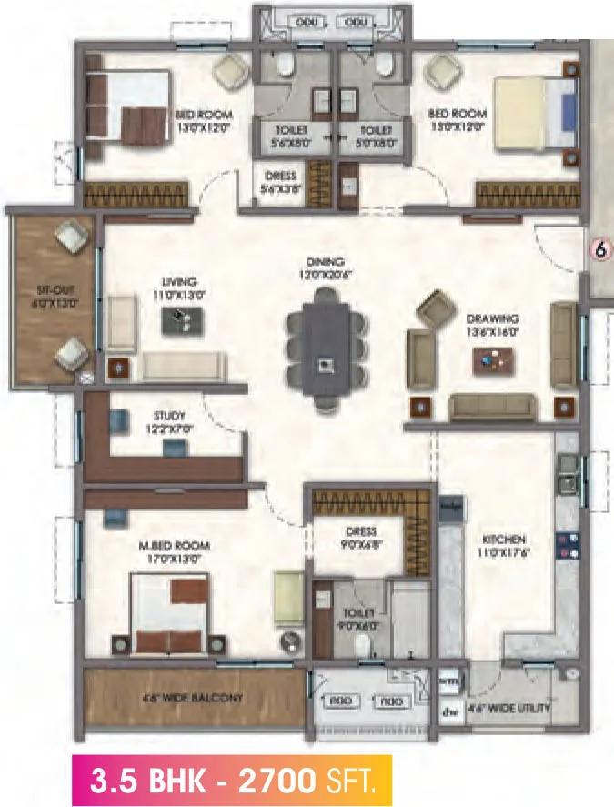 Vision Arsha floor plan 8