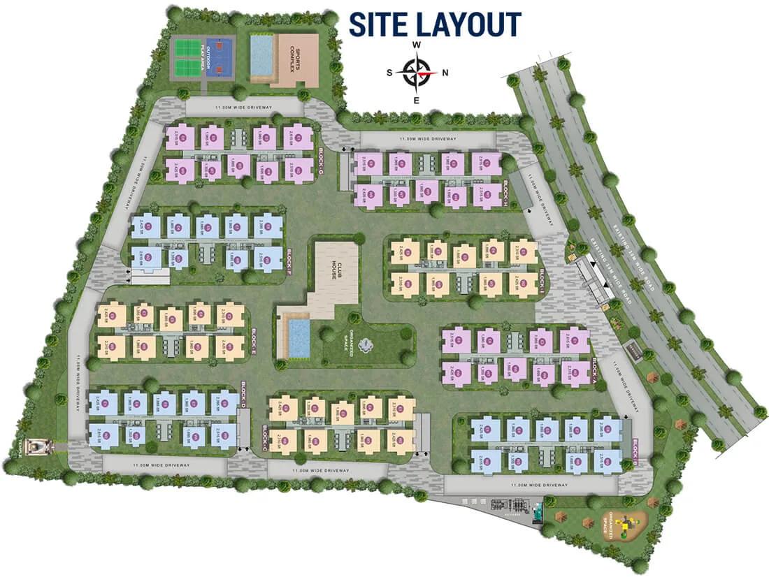 Layout plan of Anvita High9
