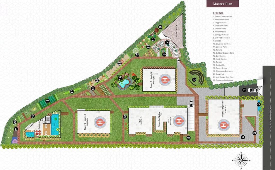 Layout plan of Candeur Skyline