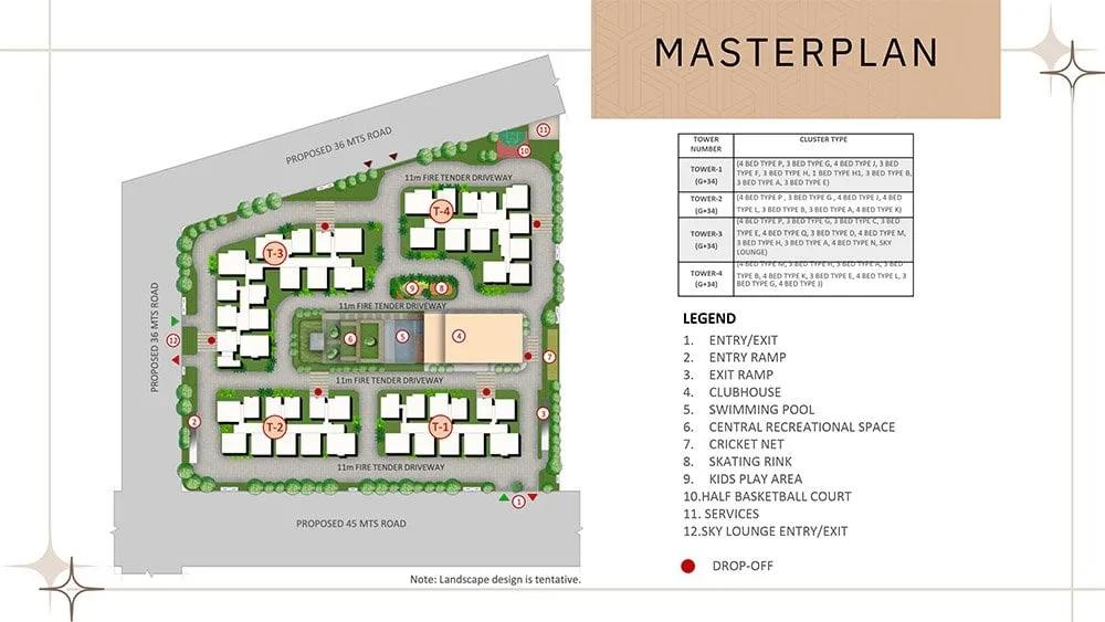 Layout plan of Prestige Spring Heights