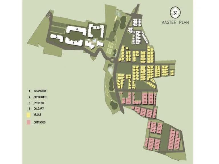Layout plan of Hiranandani Villas