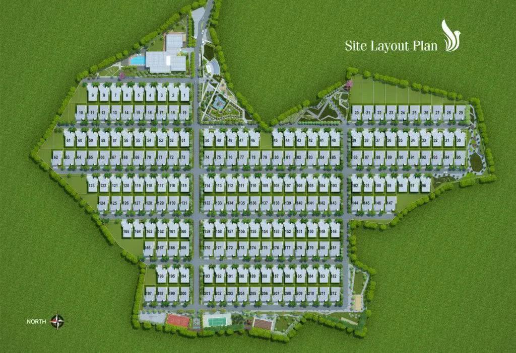 Layout plan of EIPL La Paloma Villas