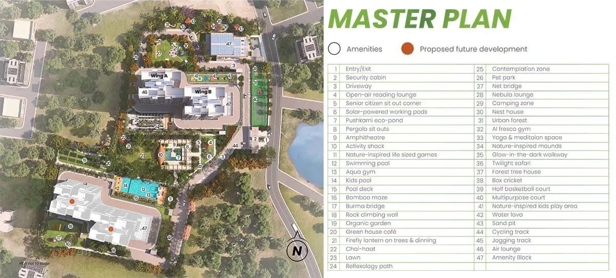 Layout plan of Mahindra Eden
