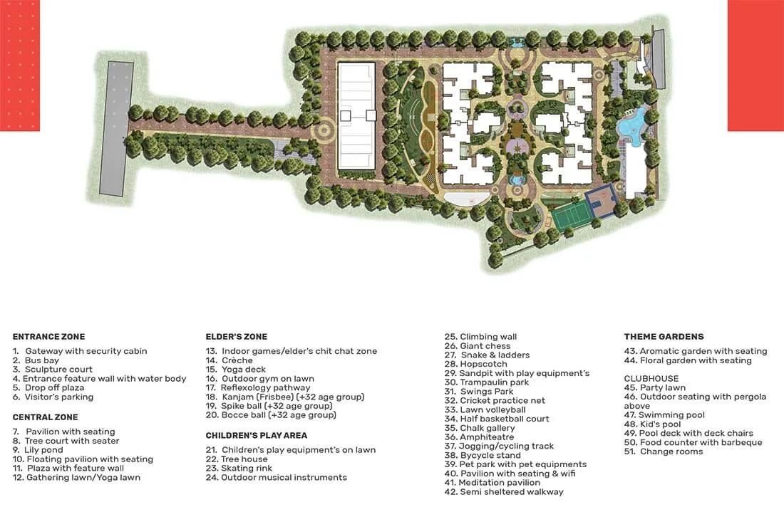 Layout plan of Mana Capitol