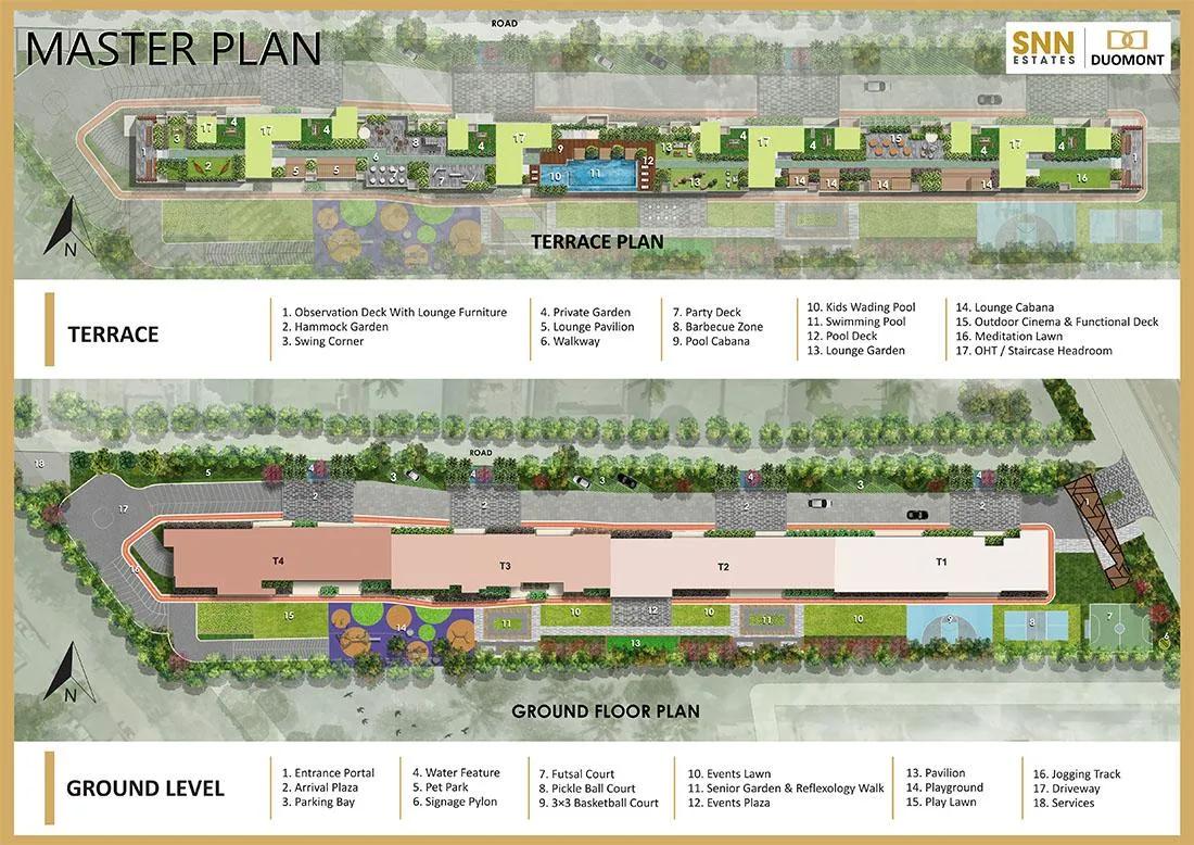 Layout plan of SNN Duomont