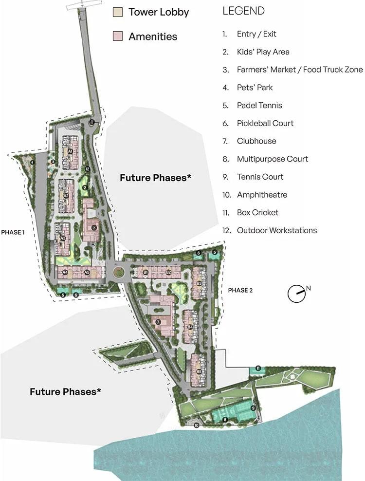 Layout plan of Assetz Mizumi Reserve