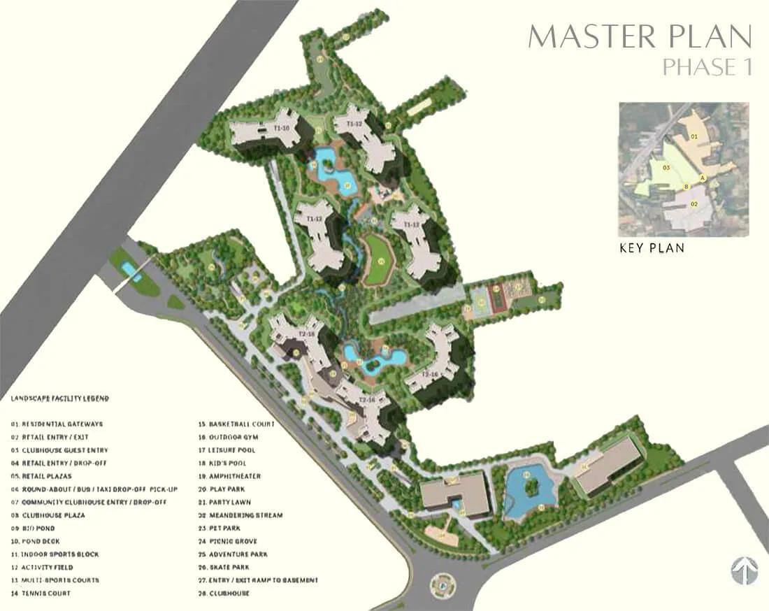 Layout plan of Sobha Township