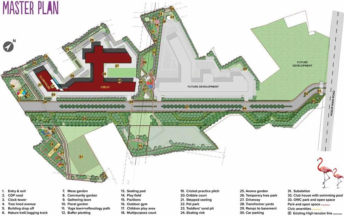 Layout plan of Brigade Valencia